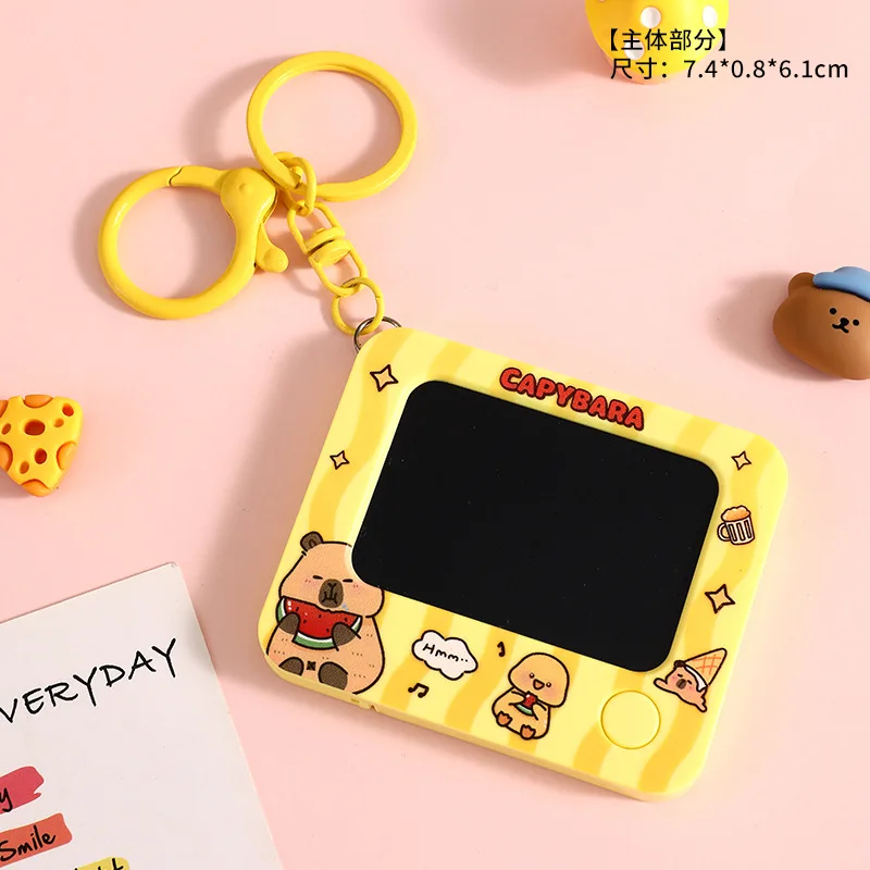 Tableau Magnétique 2 En 1 + Labyrinthe – Porte-clés Fidget Capybara, 3 Pièces, Anti-stress, Dès 3 Ans