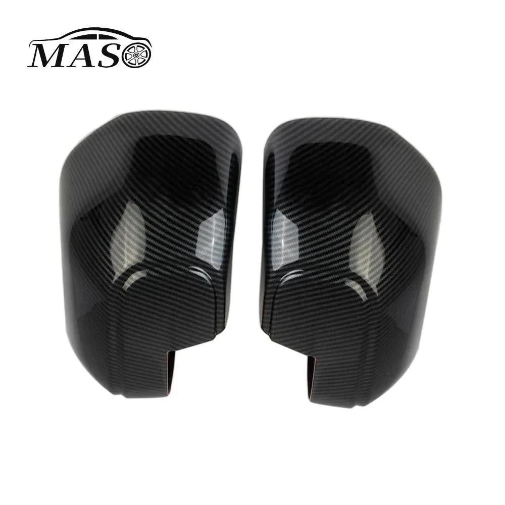 

2pcs ABS Carbon Fiber Rear View Side Mirror Cover for Ford Maverick 2022+