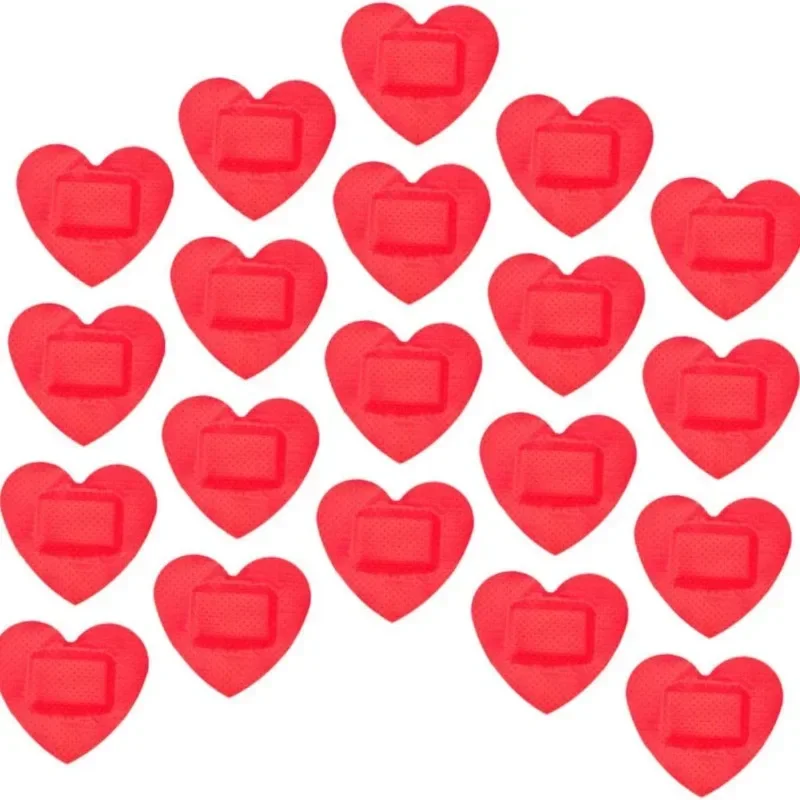 20pcs/set Cartoon Animal Heart Shape Band Aid Wound Dressing Plasters for Children Adult Skin Patch Tape First Aid Woundplast 6