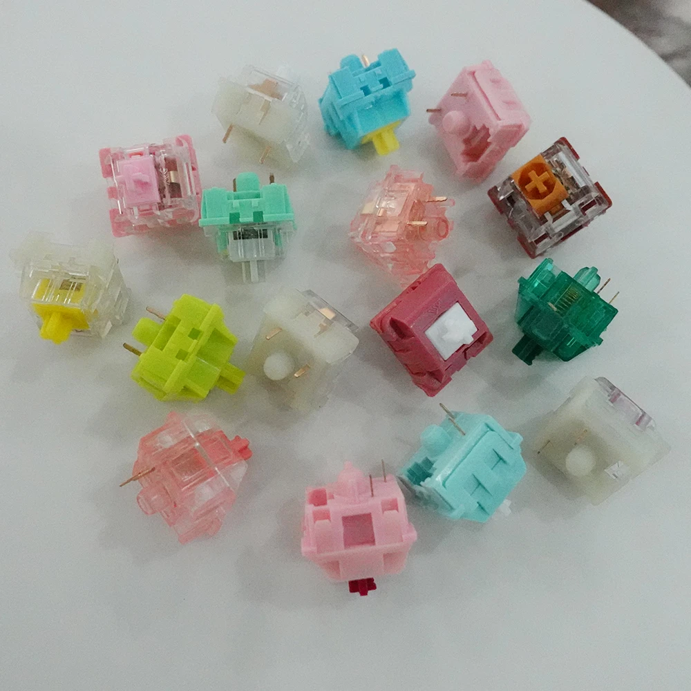 Ktt Switch Linear Tátil Ktt Kang Branco v3 Santo Panda Mar Sal Limão Mints Rosa Querida Interruptor para Interruptores de Teclado Mecânicos - Imagem 4