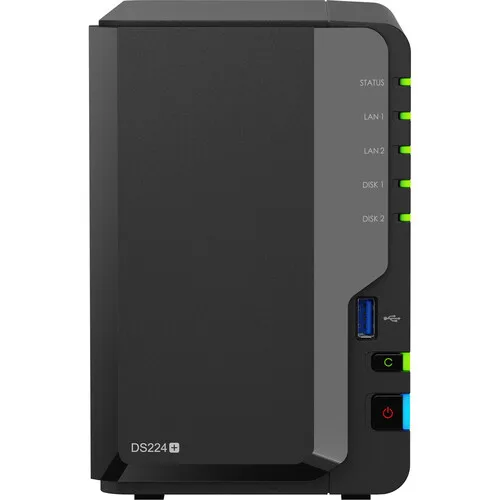 Synology DS224 + 2  NAS, 2GB DDR4 RAM Ŭ, ũ ̼,  丮, Ŭ  Ʈũ, Ͻ Ȩ ǽ