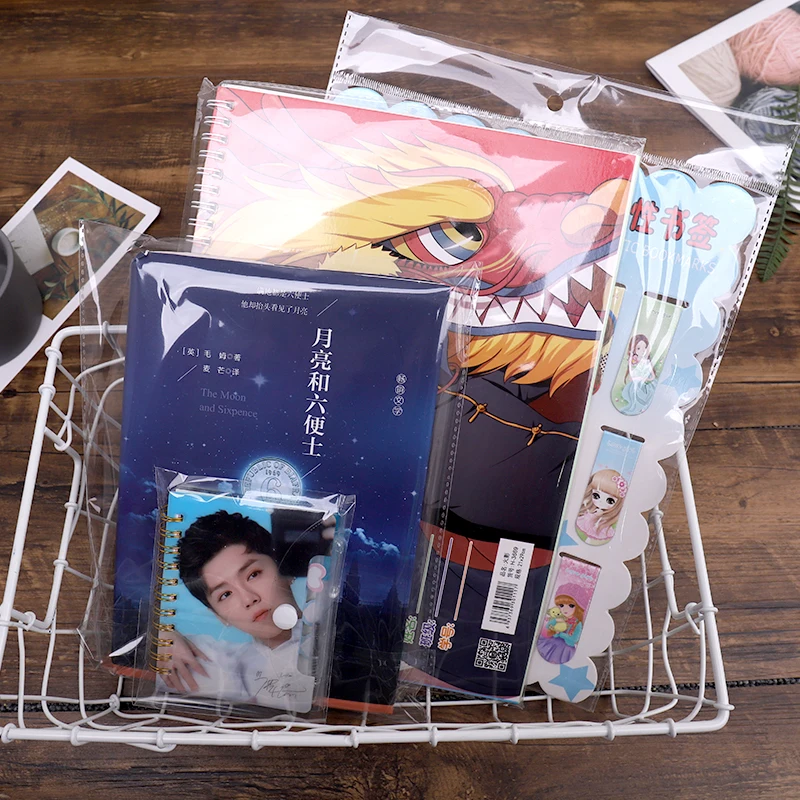 20pcs/set Width 30cm Storage Bags Clear Self Adhesive Seal Plastic Packaging Resealable Cellophane Opp Poly Bags Gift Bags 6
