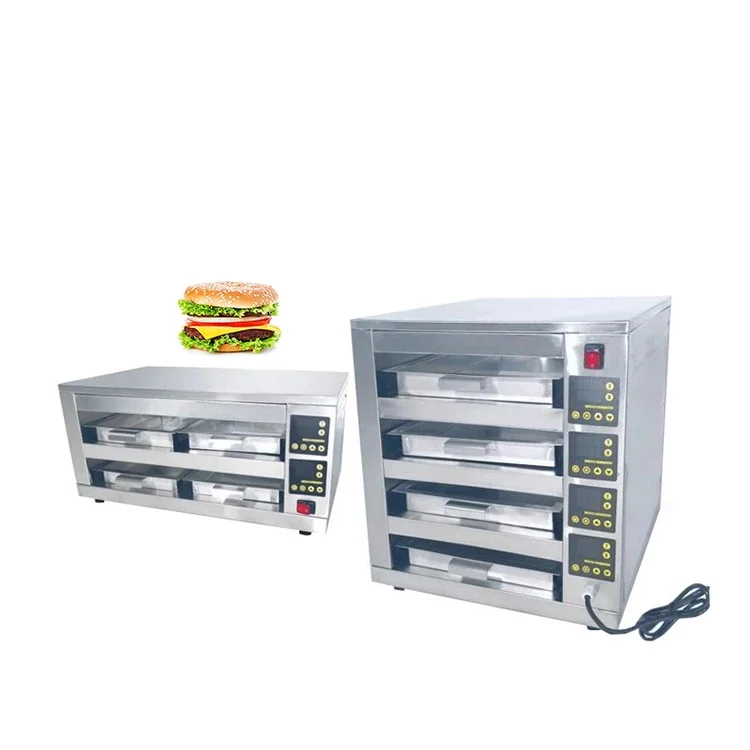 Kfc Food Display Warmer Warming Showcase Fried Chicken Food Display Warmer Drawer Heated Cabinet Pie Warmer Hot Food Showcase 2