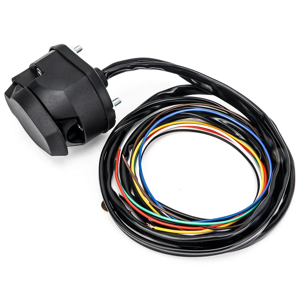 Car Parts TIROL New 7 Pin Trailer Socket Cable 1.5M Wire for Car Trailer Wiring Connector