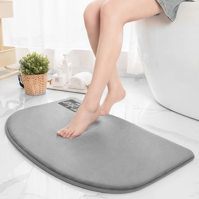 Non-slip Bath Mat Memory Foam Carpet Super Absorbent Bathroom Rug