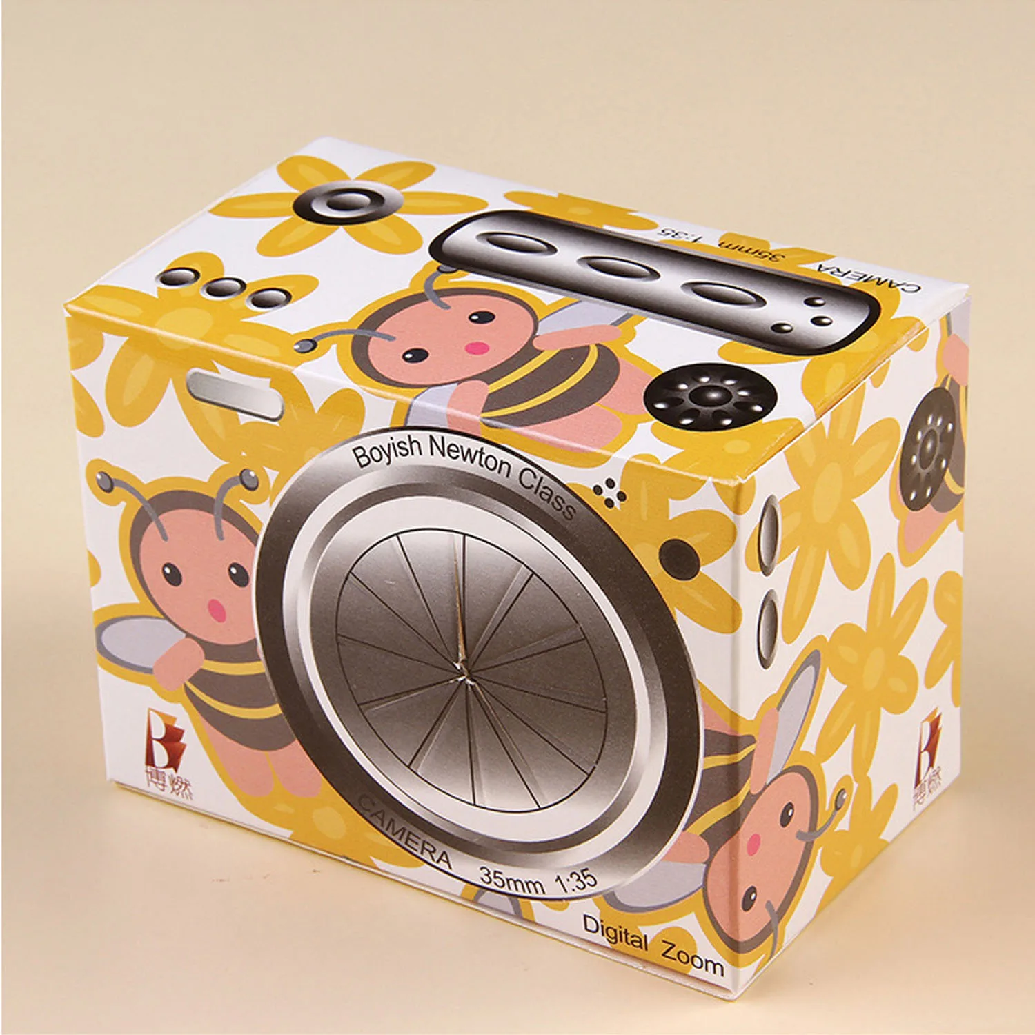 Origami Folded Paper Camera Model Toys Kit 3D Puzzle Handmade Toys for Kids Toddler Children Kindergarten