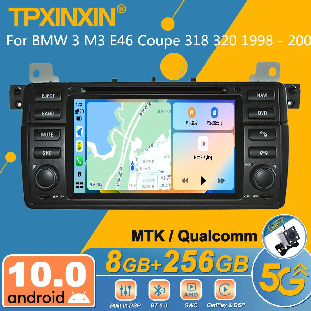 RADIO NAVEGADOR 9 Para BMW E46 Serie 3 1998-2006 GPS ANDROID 10.0