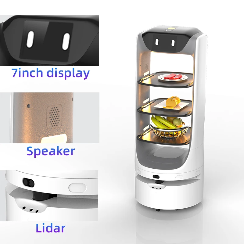 Рисунок 5 - Роботы для доставки еды в ресторанах