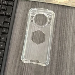 Durable Soft TPU Silicone Phone Case in Clear Black - Protective Coque Shell for Kingkong Power 5 (Clear)