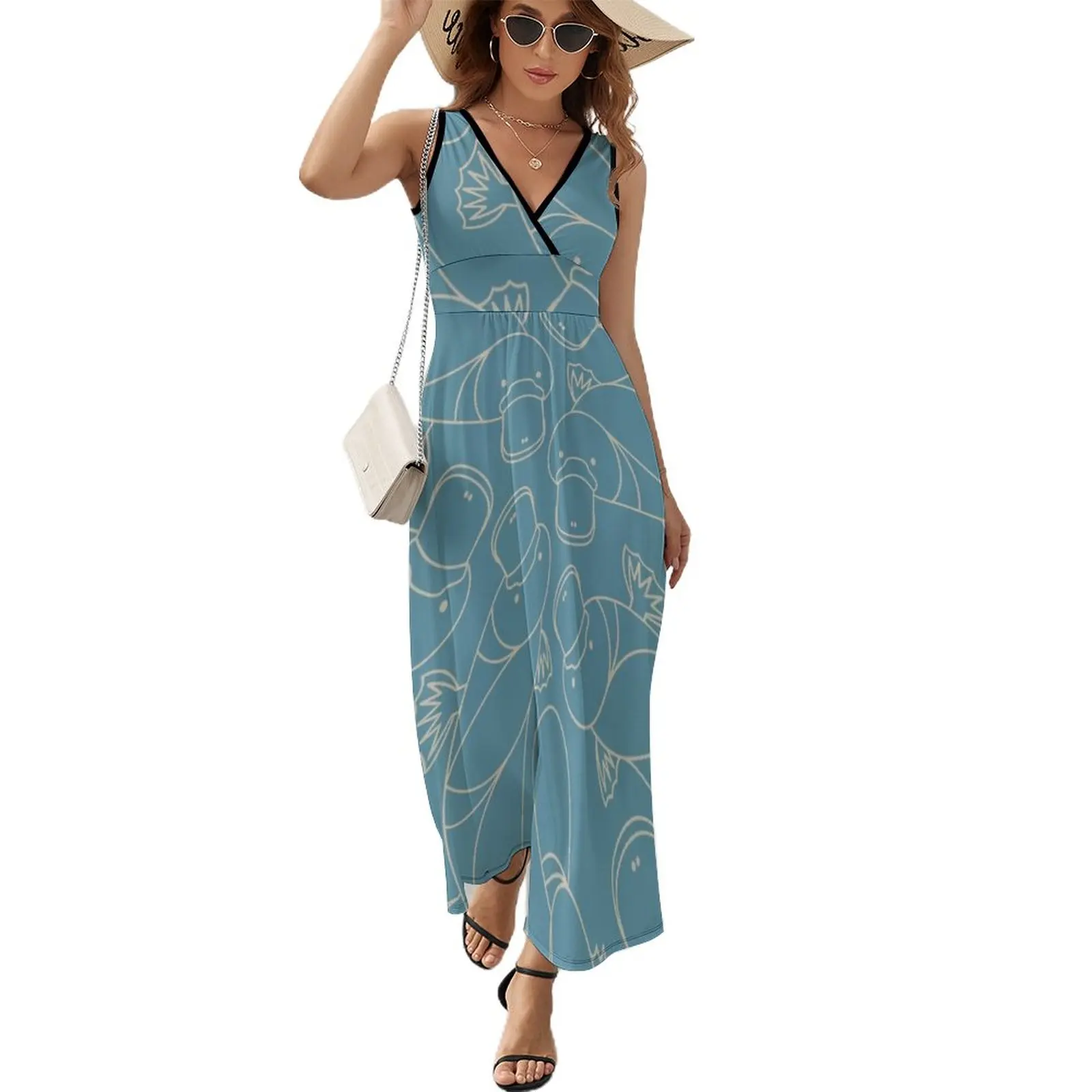 

Minimalist Platypus Sleeveless Dress ceremony dresses chic and elegant woman dress