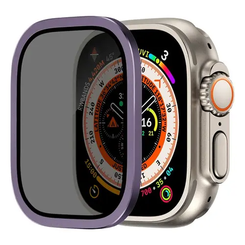 Aluminium Alloy Case+Tempered Glass for Apple Watch Ultra 2 49mm Anti-Scratch Screen Protector for iWatch Ultra 49mm Cover Film - Image 13