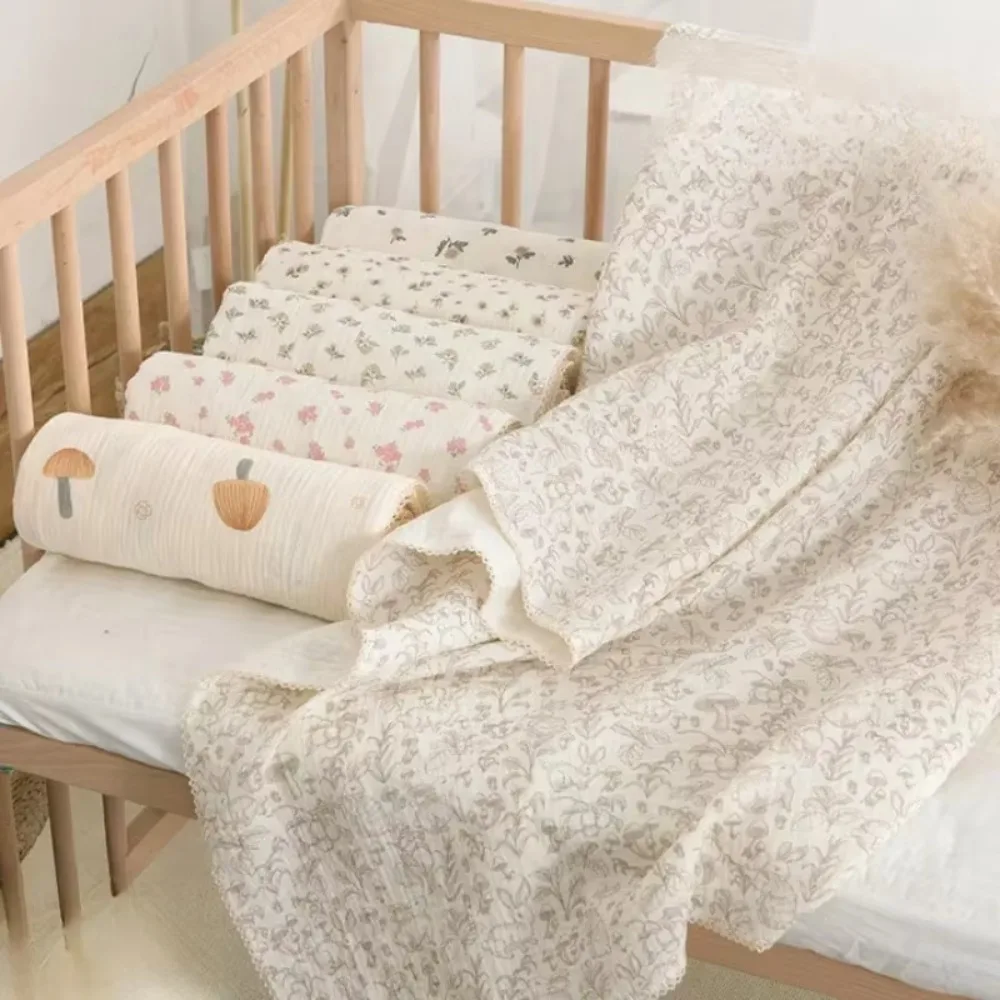 Cotton Muslin Blanket Swaddle Wrap for Baby