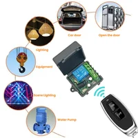 Universal DC 9-24V 9V 12V 24V 433Mhz RF Wireless Remote Control Switch Relay for Garage Door Door Electromagnetic Lock - Image 3