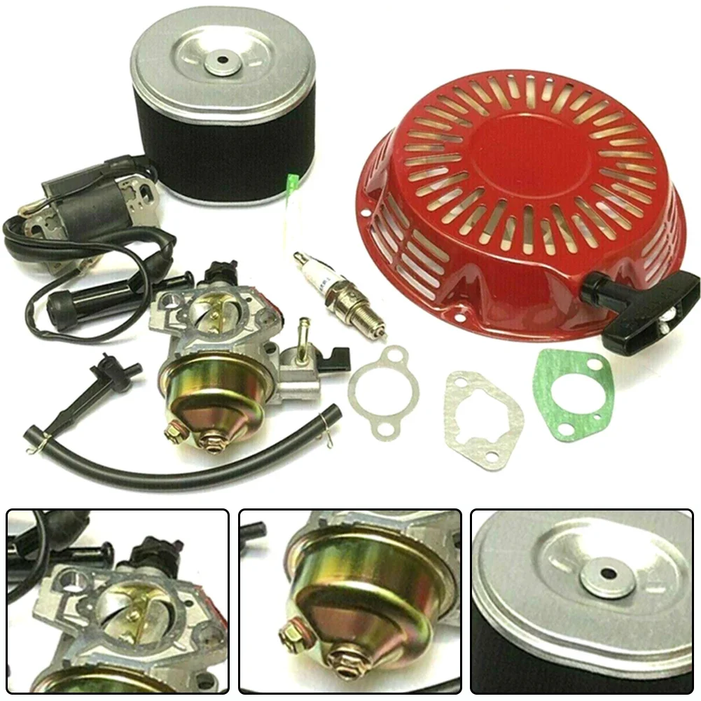 

Запчасти для газонокосилки, катушка зажигания, КАРБЮРАТОР в комплекте, садовый инструмент, 1 комплект, аксессуары для Honda GX340 GX390, запасные части