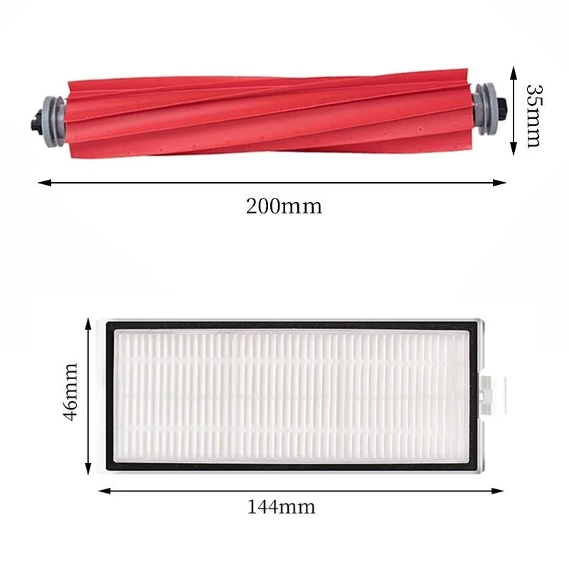 Description Picture 2 of itemFor Iconic Brand Roborock Q7 Max,Q7 Max+,Q7 Plus,T8 Hepa Filter Robot Vacuum Cleaner Spare Parts Main Side Brush Mop Cloth Dust Bag