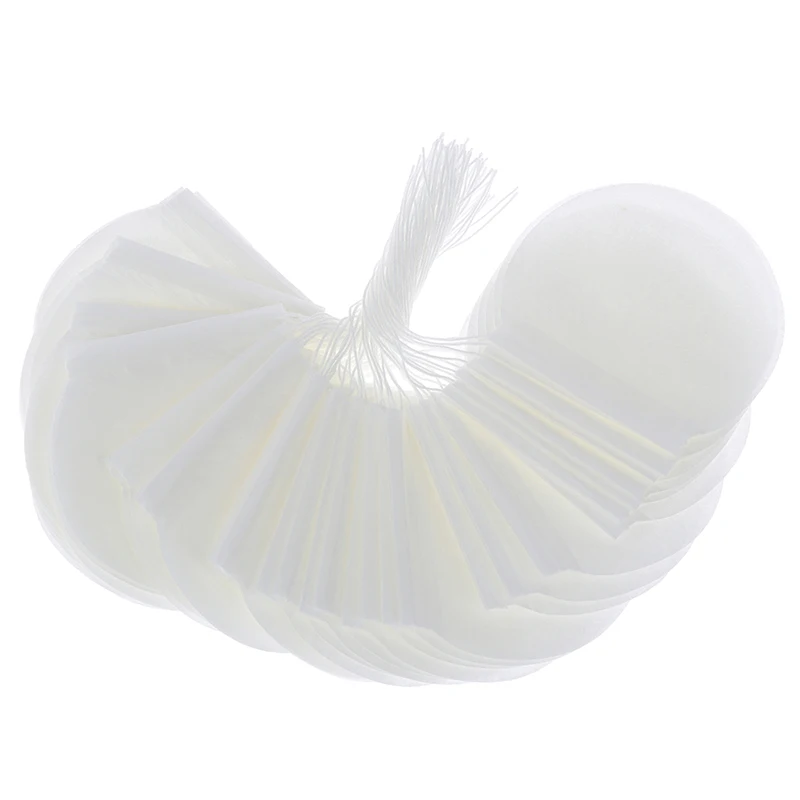 Eco-Friendly Biodegradable Drawstring Tea Filter Bags - 100 Pack
