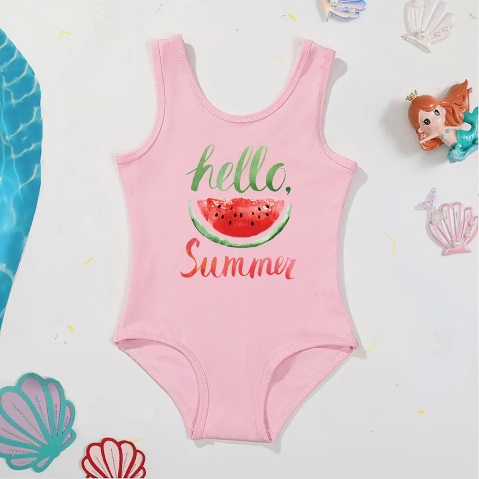 Maillot De Bain Deux Pièces Imprimé Pastèque 2025 - Garçons Et Filles