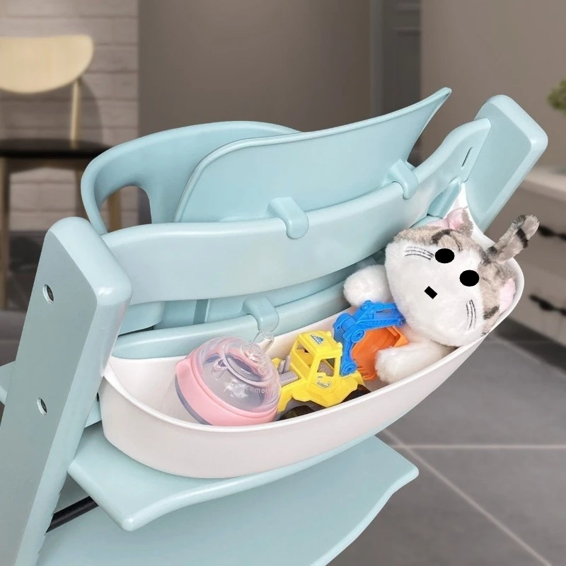 Baby High Chair Storage Box Flexible Smart Storage Solution Basket for Stokke Toddler Toys Growing High Chair Accessories - 3