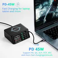 110W USB Charger Adapter Wireless Charger Charging Station PD USB C Fast Phone Charger For iPhone