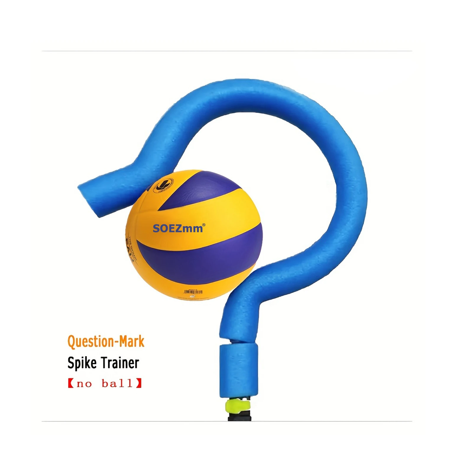 SOEZmm Volleyball Spike Trainer SPT5005-A Durable Lightweight and Beautiful Big QuestionMark Hook Serving or Hitting Drills