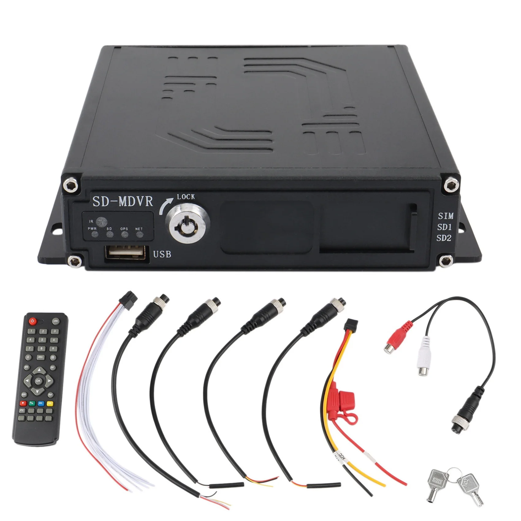 

RISE-4-канальный GPS-трек Wifi 1080P AHD SD автомобильный мобильный Автомобильный видеорегистратор в реальном времени удаленный просмотр на ПК