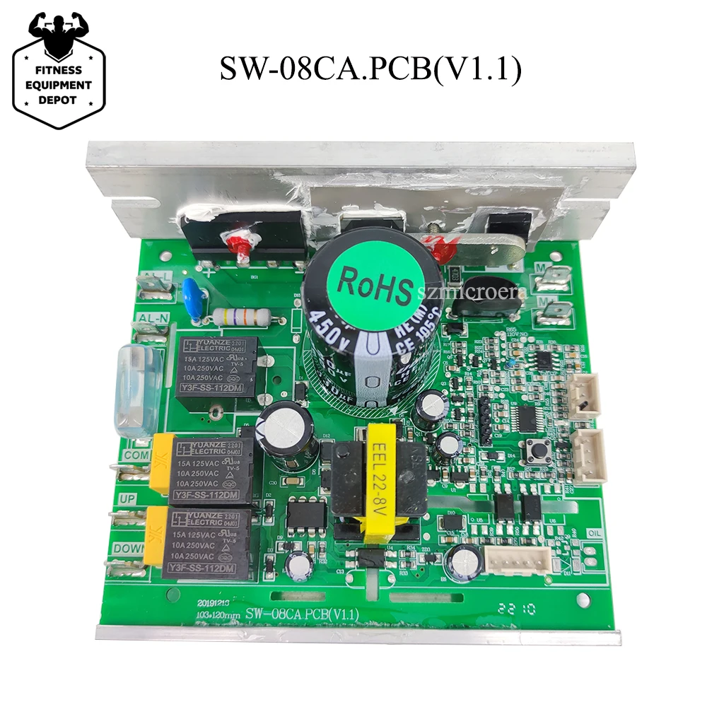 Sw 08ca pcb v1 1 treadmill motor controller sw 08ca pcb treadmill