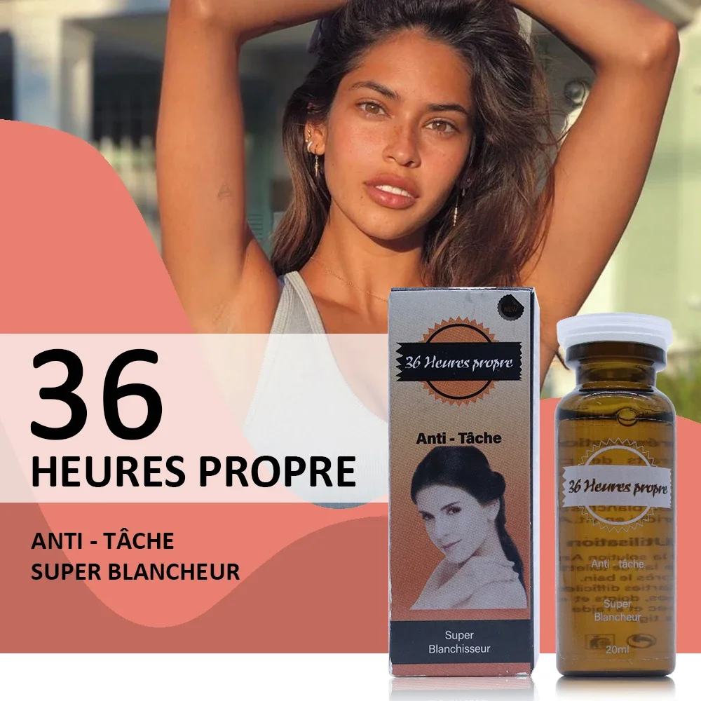 36 Heures Propre Lightening Skin Care Boost Serum With Extracts Of Natural Proteins 20ML For Remove Spots and And Anti Tache 20ml hair regrowth essential serum with massage roller hair scalp treatment repair hair follicles anti hair loss growth serum
