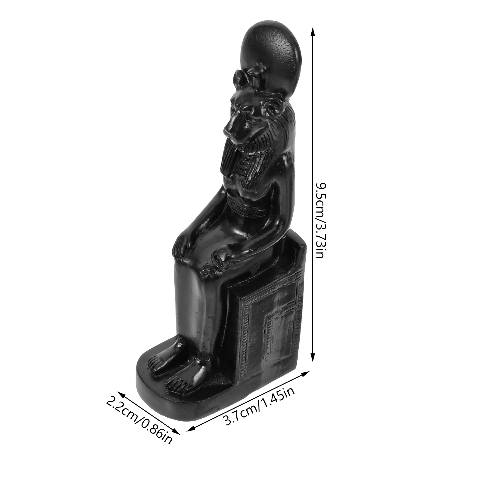 Table Decor Figurine Ancient Egypt Toy Sculpture Decoration Desktop Statue Office Tabletop Synthetic Resin Ornament - 4
