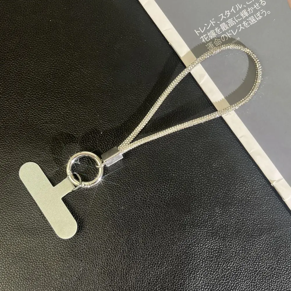 Glitter Crystal Rhinestone Phone Lanyard Bright Bling Bling Phone Anti-lost Rope Phone Case Chain Straps Phone Accessories