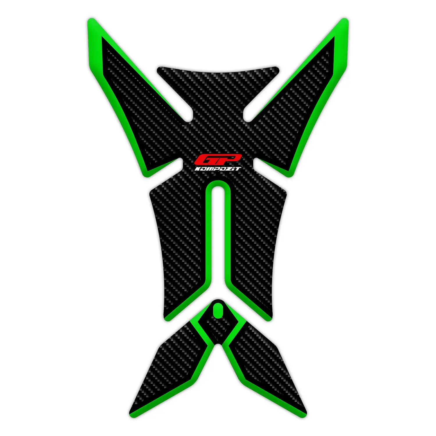 

GP Kompozit Universal Strip Sticker Tank Pad X Model Green Sticker Motorcycle Accessory