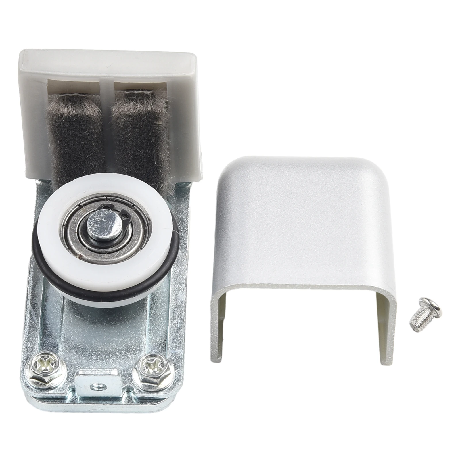 1pcs Sliding Door Slides Rails Barn Door Guide Roller Wall Mount Bottom Sliding Limit Stop Door Stop Hardware Household