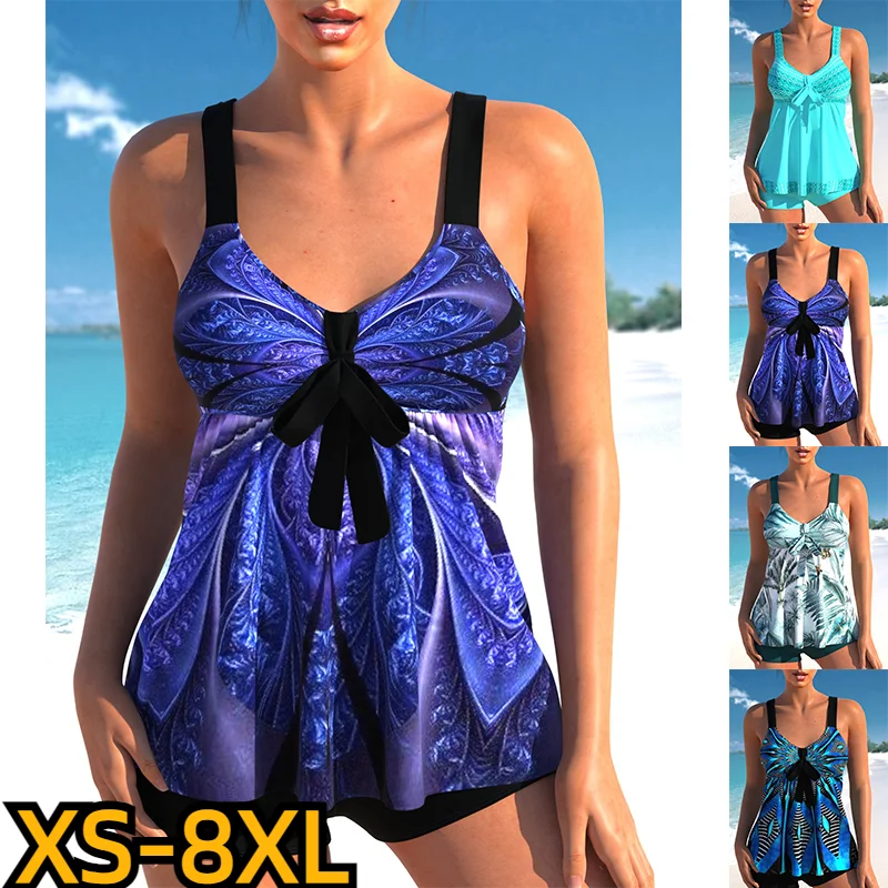 2023TwoPieceBeachSwimmingNewTankinisSetWomensFashionMonokiniSwimwearSummerBeach