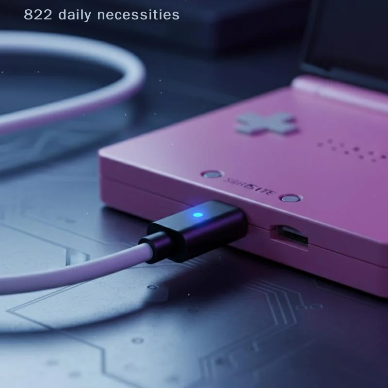 편리한 USB C 전원 공급 케이블(LED 조명 포함) 콘솔 및 스마트폰용 고속 충전 견고하고 사용자 친화적인 디자인