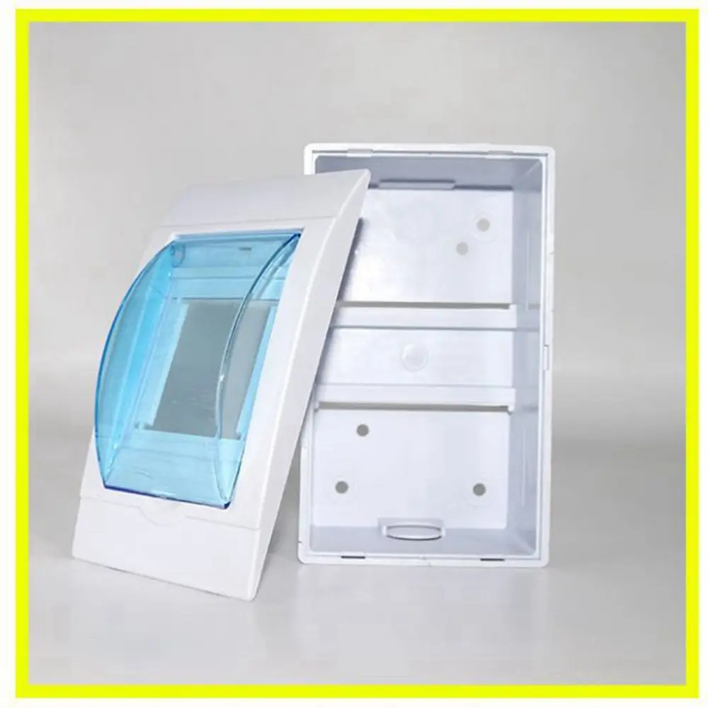 2-3/3-4/4-6/5-8/9-12 Ways Circuit Breaker Distribution Protection Box Wall Mount Plastic Box With Waterproof Electric Cover