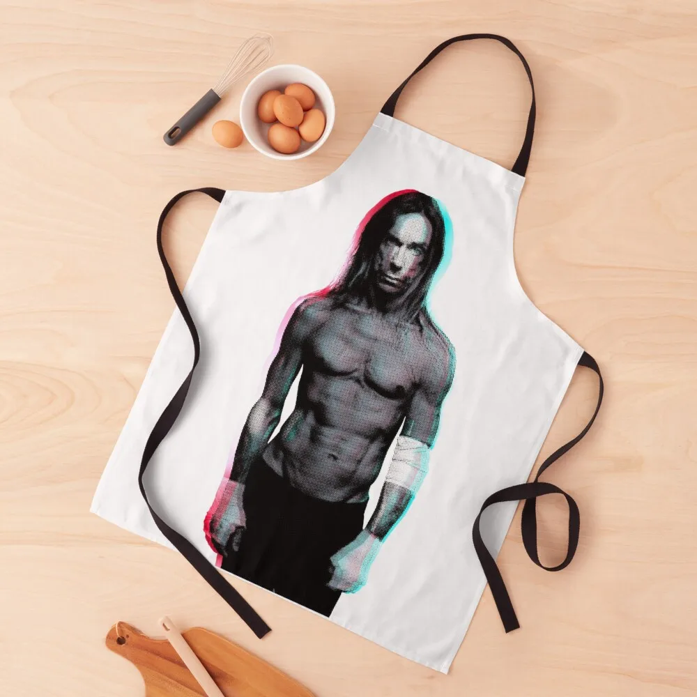 

Iggy Pop Apron Kitchen Household Items Waterproof Kitchen Apron Woman Manicurist Aprons Chef Uniform Woman