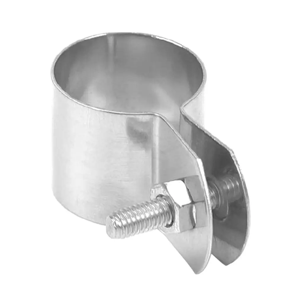 Furniture Hardware New With Screws Nuts Hose Clamp Fastening 304 Stainless Steel Grounding Clip Horseback Dia 10mm-60mm Pipe Buckle
