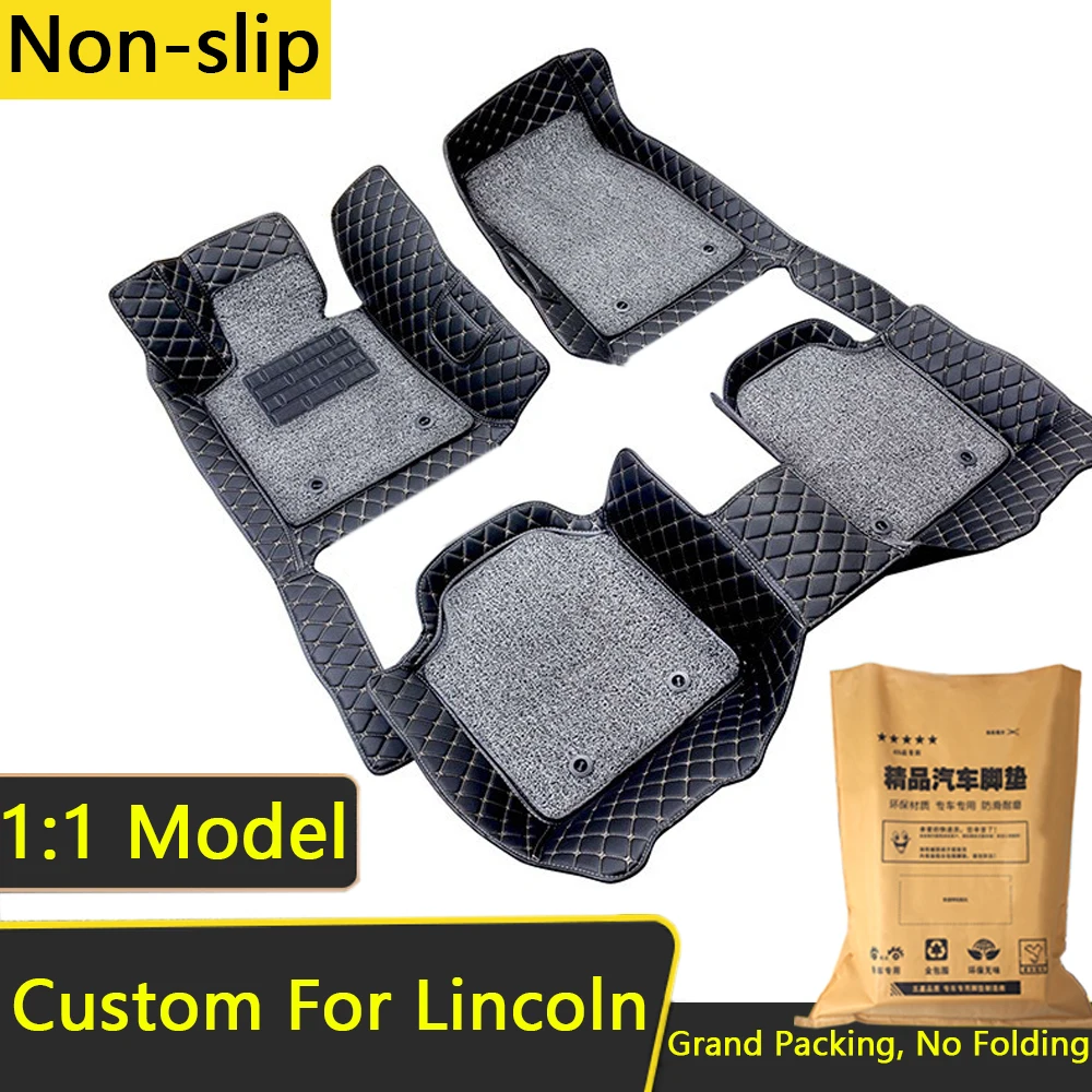 High end Custom Full Surround Car Floor Mats For Lincoln Corsair Town
