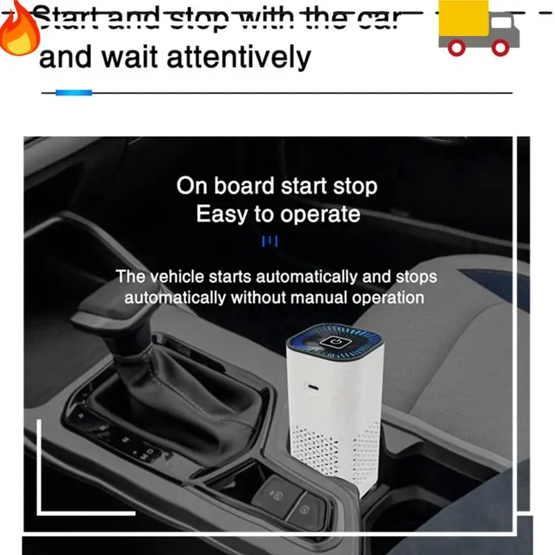 Air Purifier Car Negative Generator Remove Formaldehyde Deodorizer Smoke Washer Vehicle Air Cleaner Home