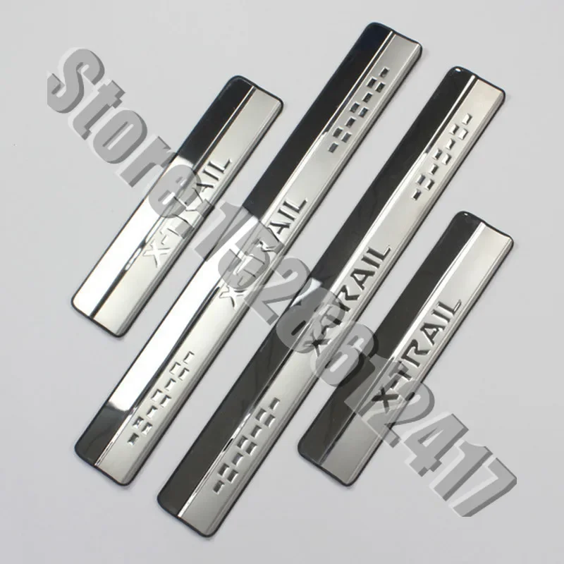 For 2014-2021 Nissan X-Trail X Trail Xtrail T32 Rvs Instaplijsten Scuff Plate Welkom Pedal Trim Auto Styling Accessoires