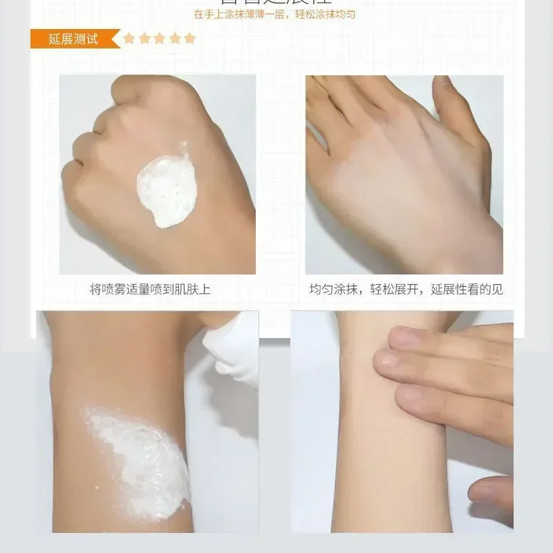 200ML Whitening Concealer Sunscreen Isolation Spray Waterproof V7 Hydration Moisturizing Contains 7 Skin Care Vitamins Complex facial sunscreen cream