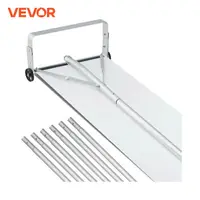 VEVOR Snow Roof Rake  Roof Shovel with Slide Cloth  Premium Blade Snow Removal Tool Safe on Roof Use for House Roof Car Snow 1