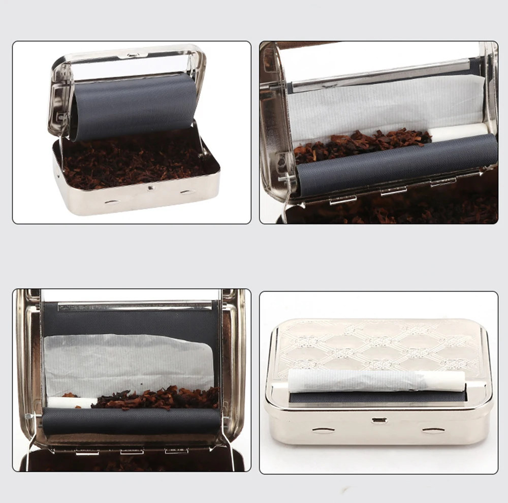 Description Picture 6 of itemSilver Metal Manual Cigarette Rolling Machine 70/78/110mm Portable Manual Machine for Cigarette Smoking Accessories