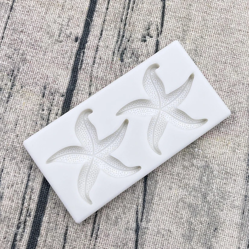 Starfish Silicone Mold – Sugarcraft, Chocolate, Cupcake, Fondant, and Cake Decorating T... - SKU Starfish Silicone Mold ...