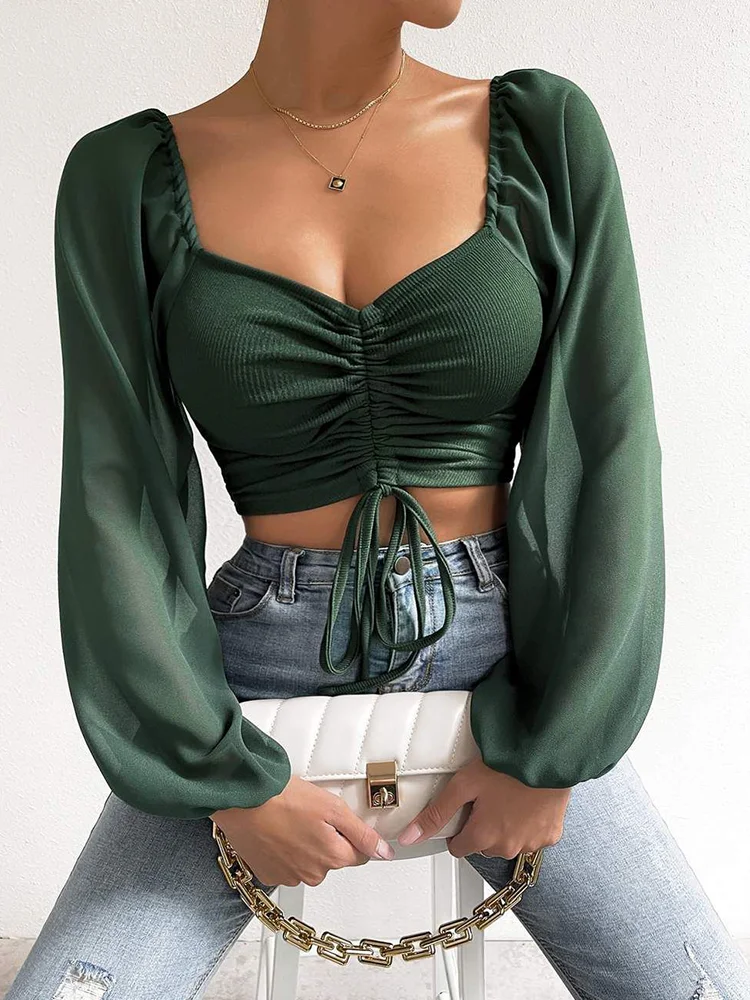 

Women's Short Sleeve T-Shirt, Crop Bandeau Tops, Tube Tee Shirt, Chest T-shirt, Summer Fashion, Sexy, Clothing, 2023