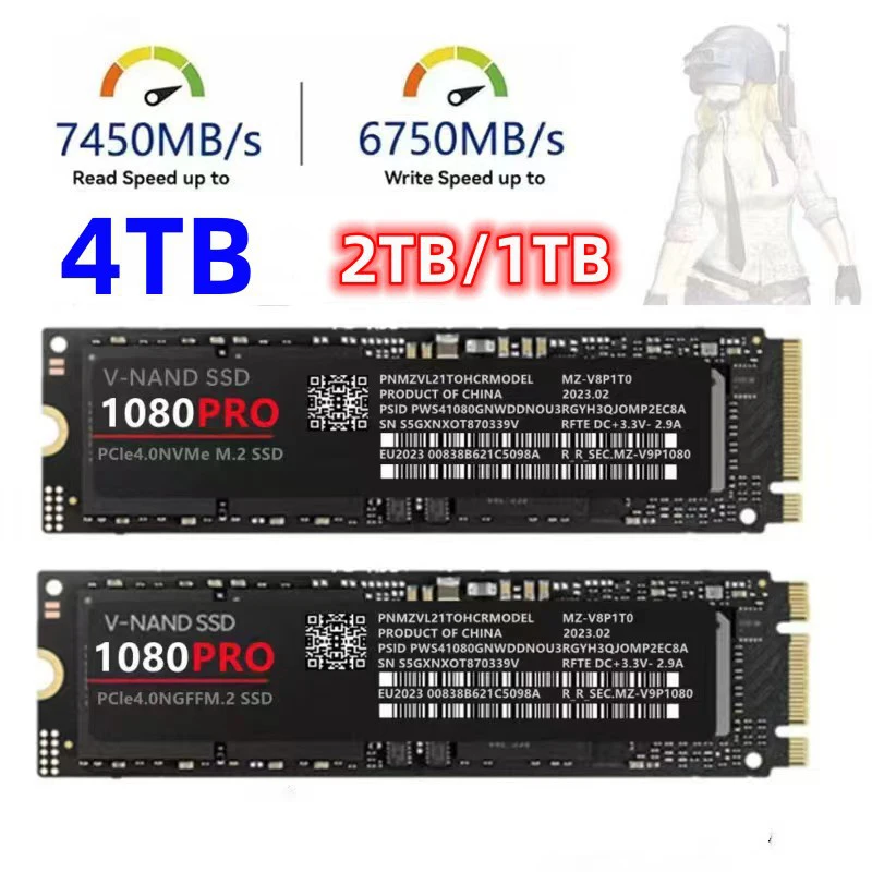 ӿ ָ Ʈ ϵ ũ, ũž PC PS5 ӿ, 1080Pro 4TB SSD M2 2280 PCIe 4.0 NVME NGFF  귣
