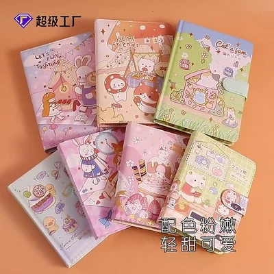 6*8cm Lovely Cartoon Image 9 Types Notebook 1piece Kawaii Journal Diary  Notebook - AliExpress