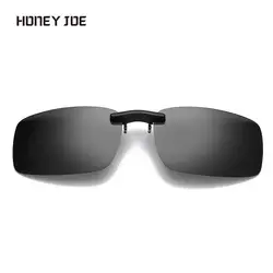 Vintage Polarized Clip On Sunglasses Driving Sun Glasses Men Women Day Night Vision Lens For Myopia Glasses Eyeglasses Eyewear