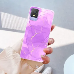 Stylish Fashion Print Clear Silicone Phone Case - Soft Shell Coque for TCL 405 (TM2276)