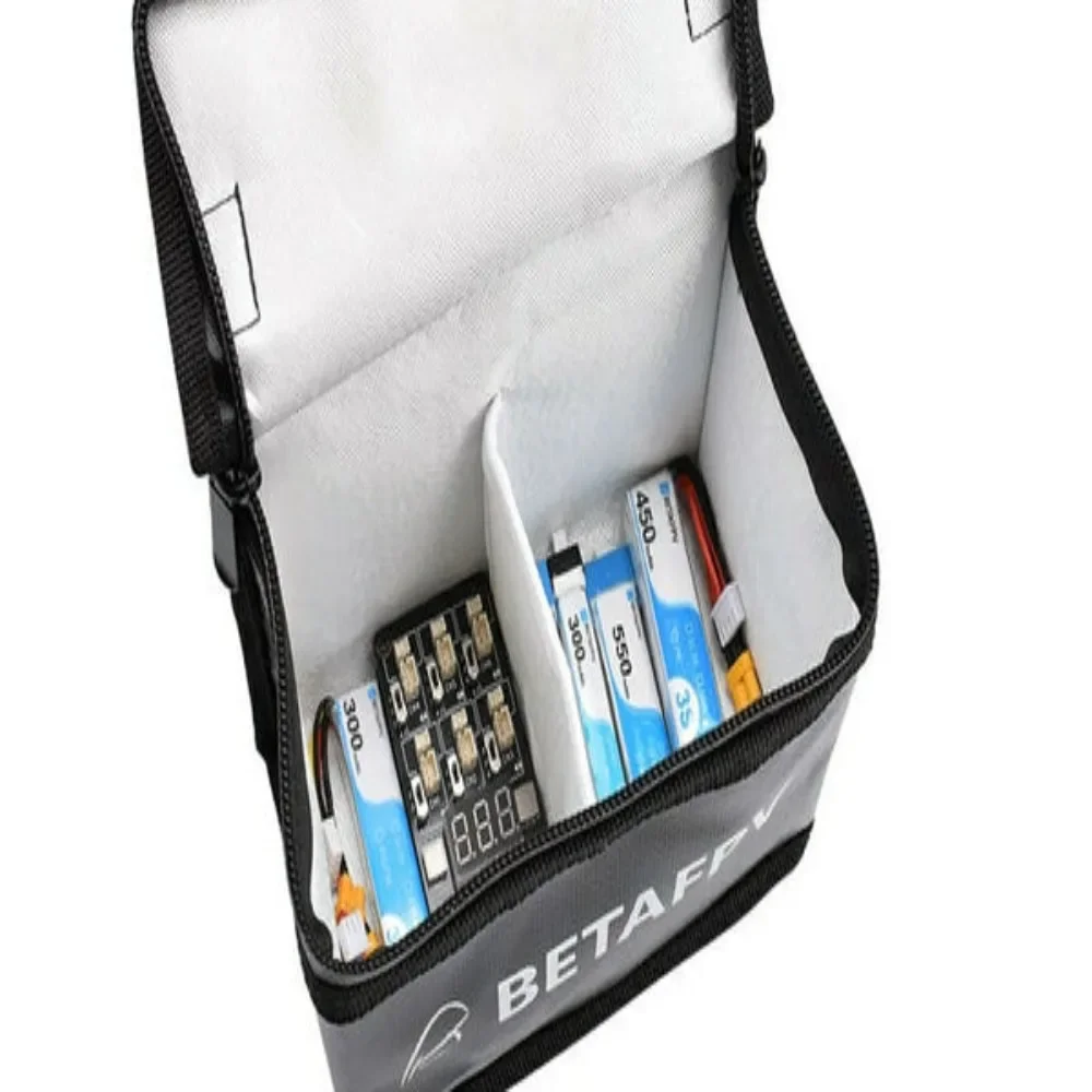 BETAFPV Sac Batterie Lipo Ignifuge Antidéflagrant - Pochettes de Sécurité pour Drone FPV 1-6S LiPo