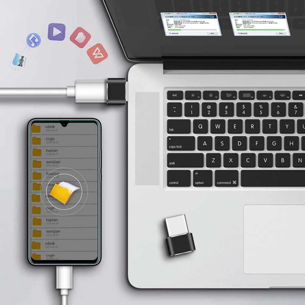 Type-C To USB OTG Adapter for Mobile Phone